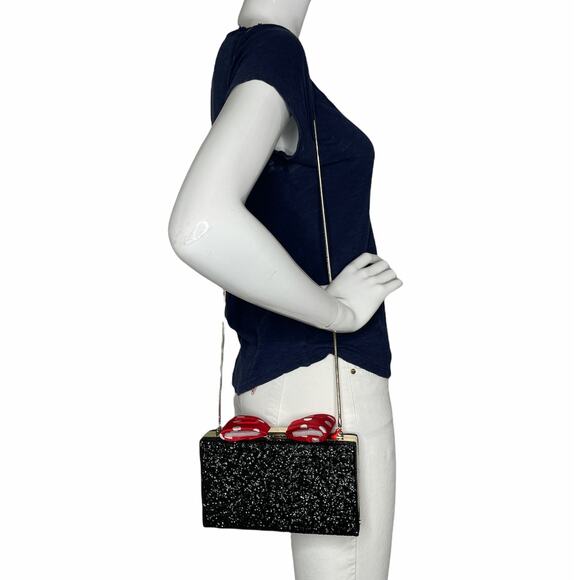Kate Spade minnie mouse minnie bow clasp Clutch - Picture 6 of 12